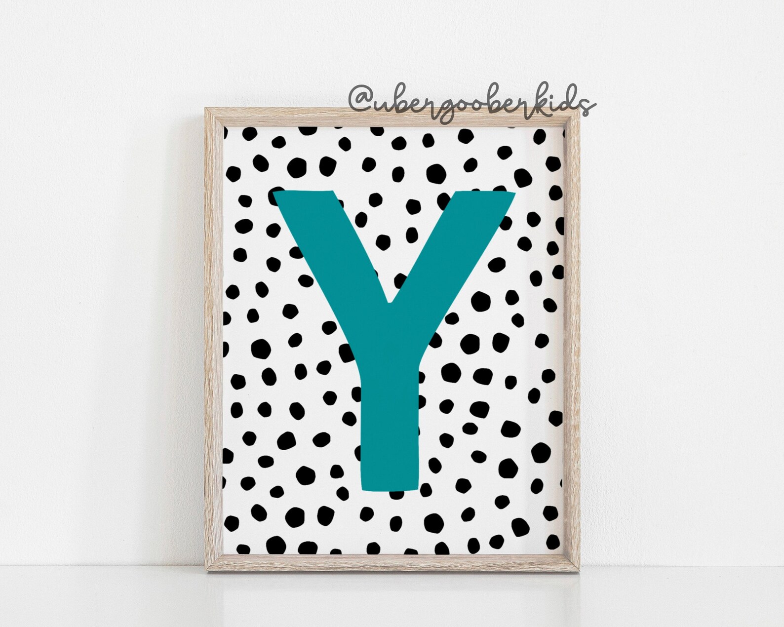 Play Letters Wall Art Set of Four Playroom Wall Decor Etsy