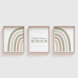 Kinder Badezimmer Wandkunst, Badezimmer Wanddrucke, Kinder Badezimmer Zeichen, Kinder Badezimmer Dekor, Kinder Badezimmer Kunst, Regenbogen Badezimmer, DIGITAL