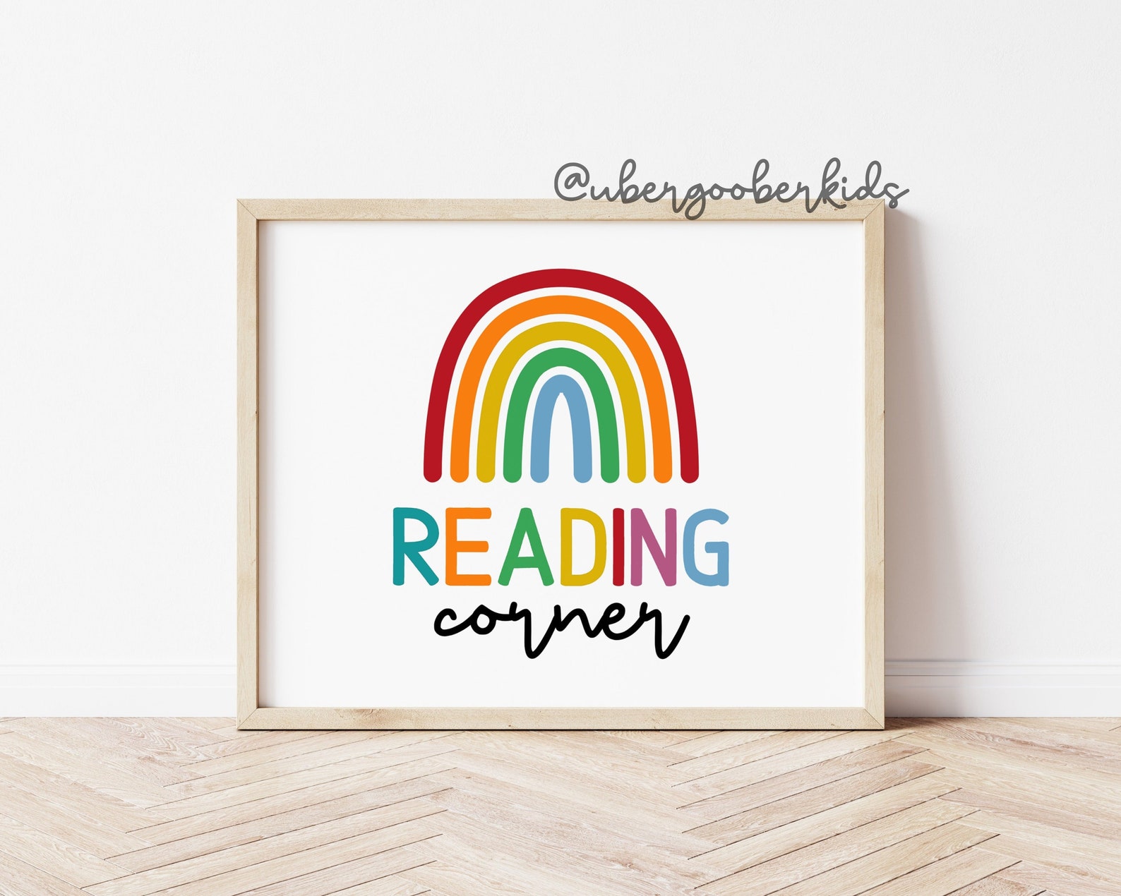 Reading Corner Wall Art Classroom Art Playroom Wall Decor Etsy