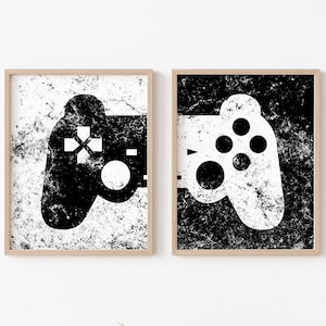 Game Room Decor, Gaming Controller Prints, Boys Room, Gamer Gift, Gaming Wall Art, Video Game Posters, Teen Room, Printable ,DIGITAL FILES