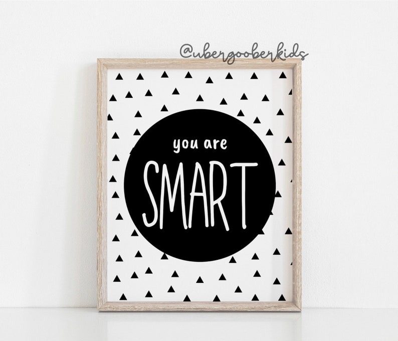 Playroom Wall Art Set, Positive Affirmations for Kids, Playroom Decor ...