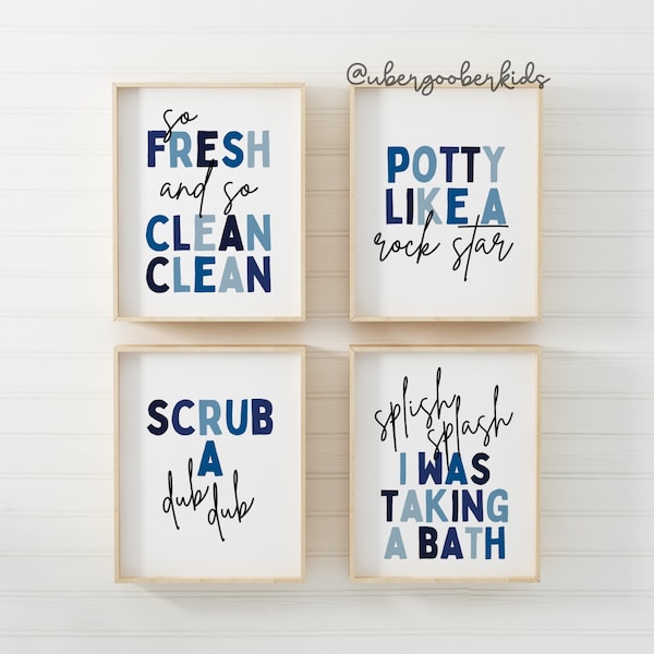 Bathroom Wall Art Etsy