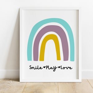 Playroom Wall Art Set of 3, Nursery Posters, Toddler Wall Art, Nursery ...