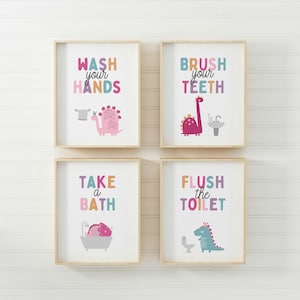 Kids Bathroom Decor, Kids Bathroom Wall Decor, Kids Bathroom Art, Kids Bathroom, Bathroom Decor, Bathroom Prints, Toddler Bathroom Decor