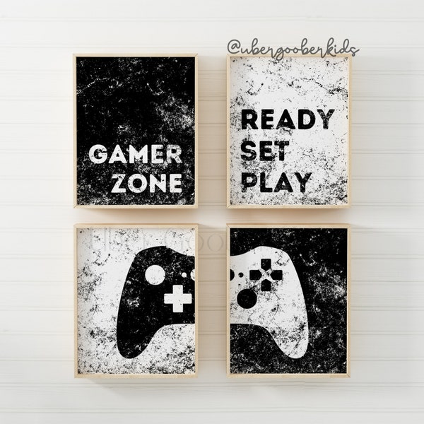 Game Room Decor, Gaming Controller Prints, Boys Room, Gamer Gift, Gaming Wall Art, Video Game Posters, Teen Room, Game Room Posters, Sign