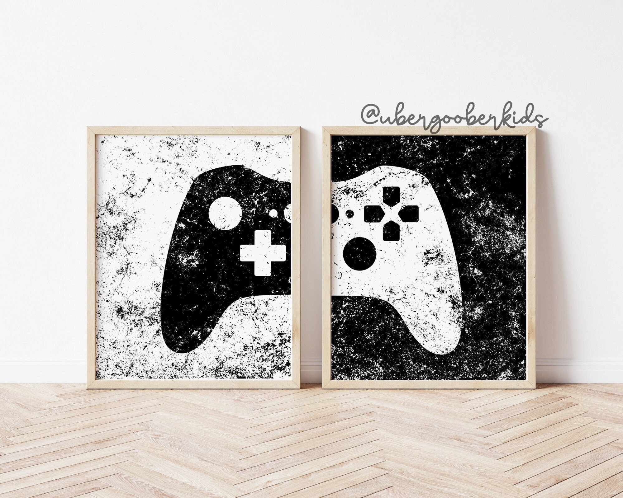 29 Black & White Printable Wall Art, Teen Boy Room Decor Set