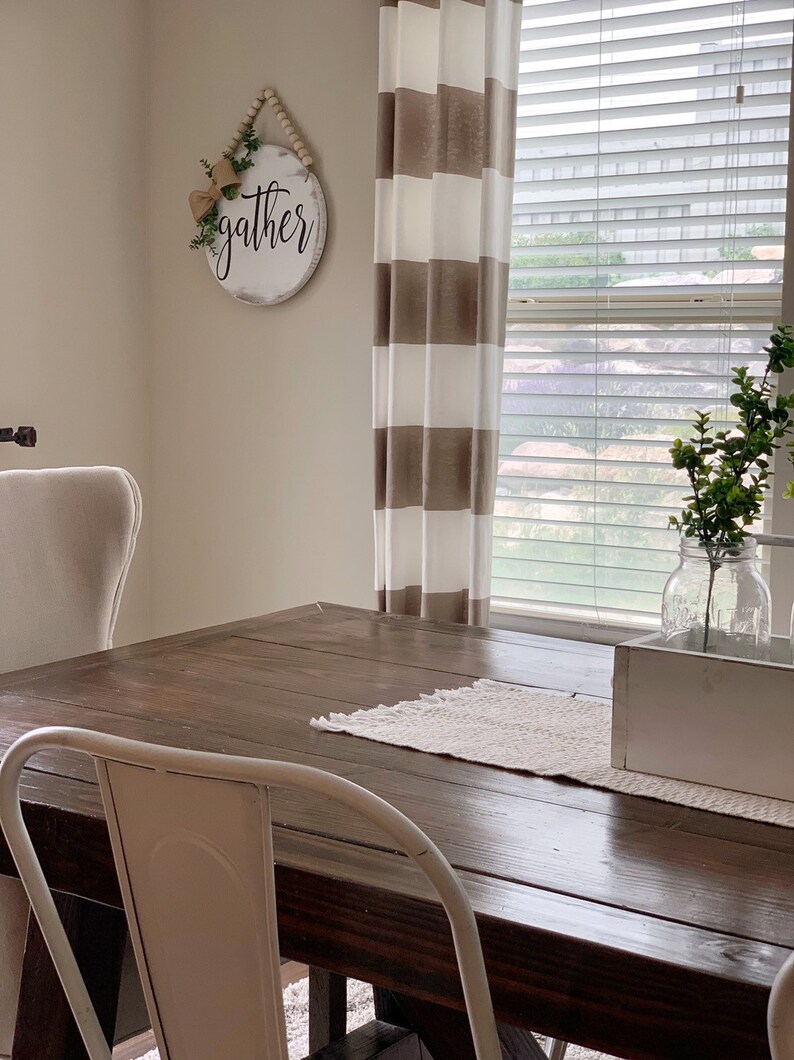 Gather Round Wood Sign. Gather Hanging Sign. Dining Room Etsy