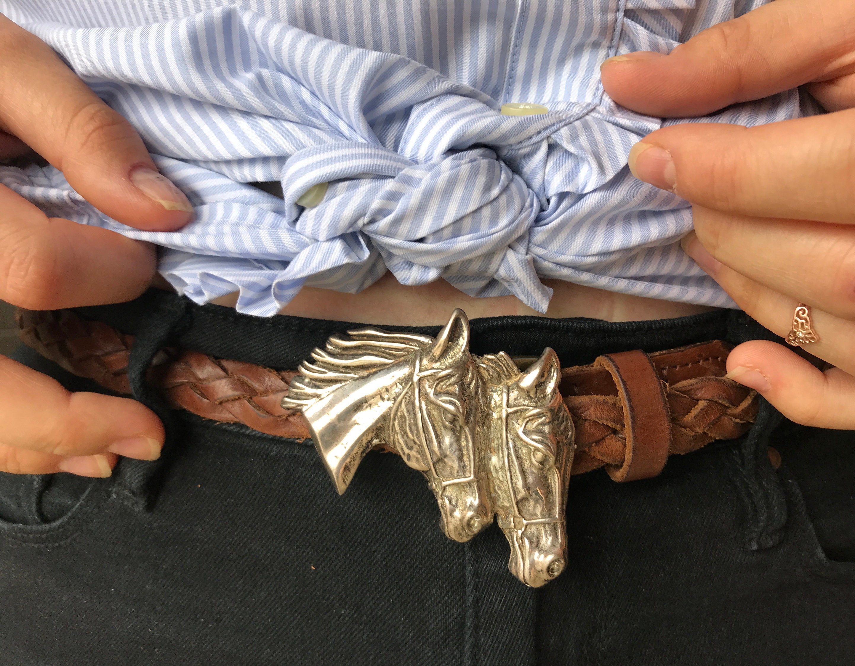 Vicenza Silver Horse Belt Buckle - Etsy 