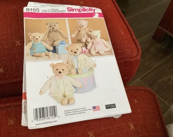 simplicity bear pattern 8155