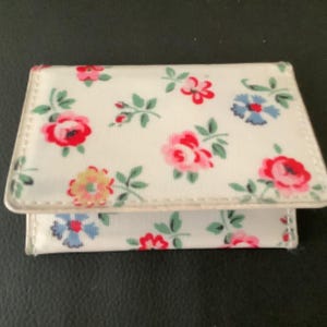 Cath Kidston tote bag card holder and pen/pencil/crochet hooks holder
