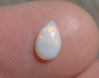 Teardrop Australian Opal Cabochon, Loose Pear Opal 0.45Carats