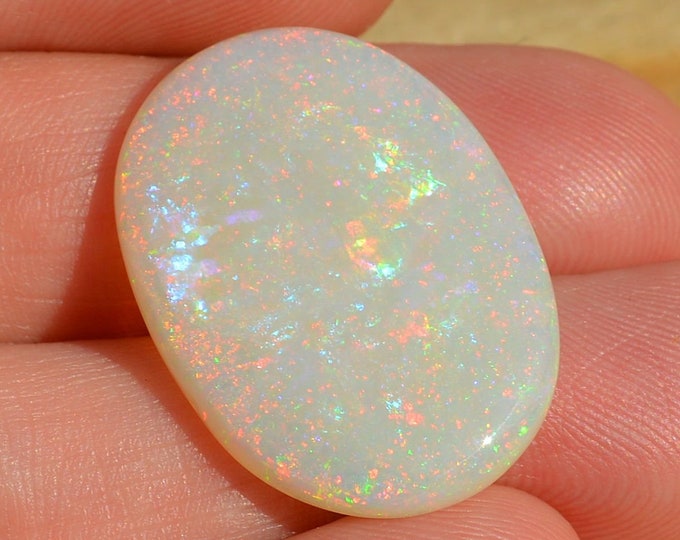 Large Australian Opal Cabochon , 17.4 Carats, 28 x 20 mm