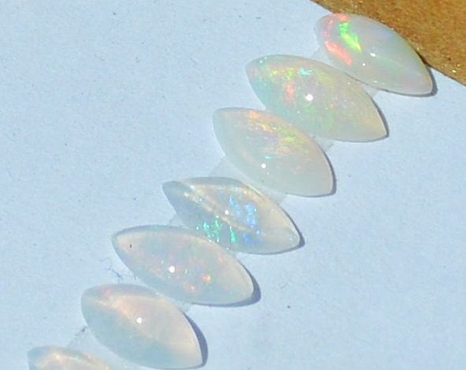 Australian Opal, Natural Loose Marquise Cabochons, Total of 10