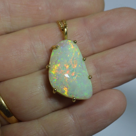 Etsy opal pendant deals