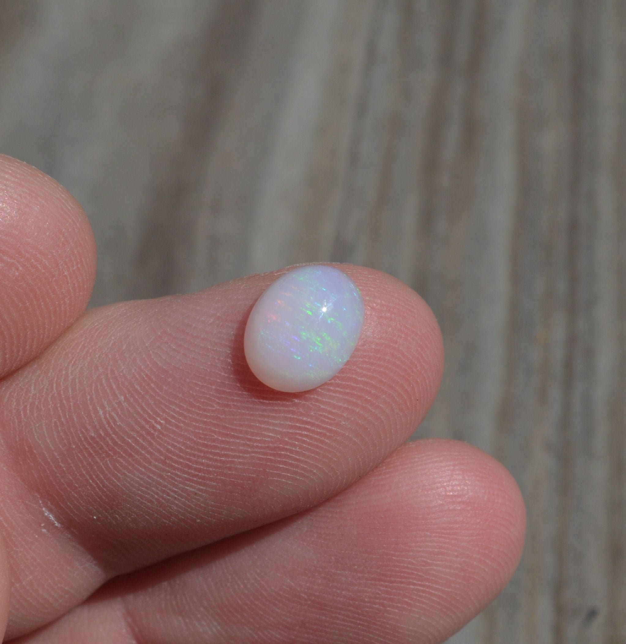 Loose Australian Opal Cabochon, Oval 9x7, Crystal Opal 1.1 Carats