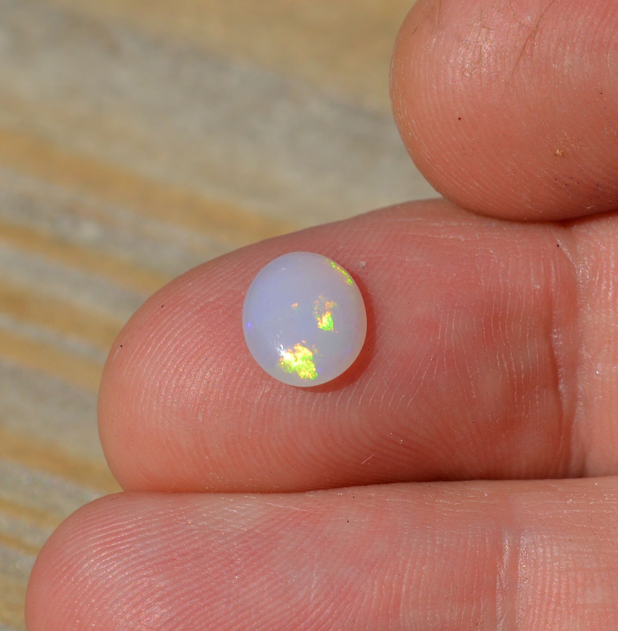 Loose Oval Australian Opal Cabochon