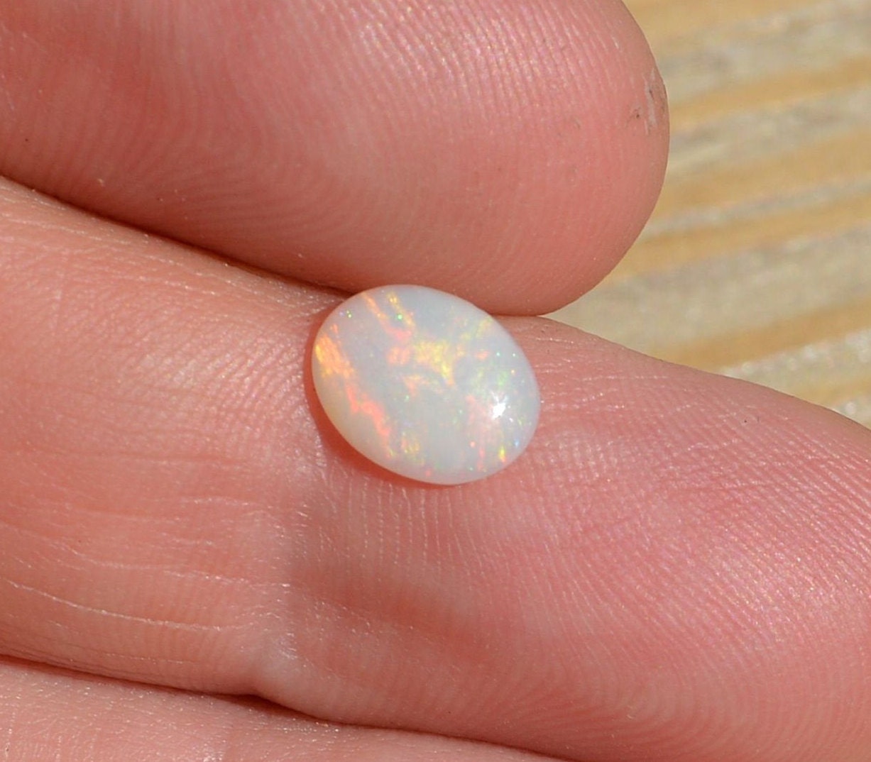 Loose Australian Crystal Opal Cabochon