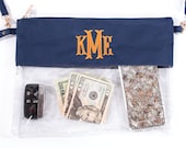 Monogram Clear Stadium Bags Personalized Bag for Gameday 8 Crossbody Bag Colors