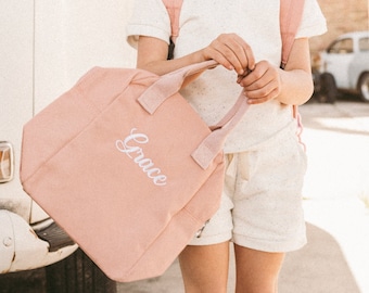 Personalized Kids Lunch Box, Monogrammed Insulated Lunch Bag