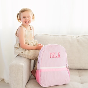 Zaino personalizzato per bambini, zaino monogrammato, borsa per pannolini in seersucker, regali personalizzati per bambini, zaino per la scuola dei ragazzi, zaino per libri per ragazzi