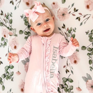 Coming Home-outfit pasgeboren meisje, Coming Home-outfit babymeisje, gepersonaliseerde outfit pasgeboren, outfit ziekenhuis, babyziekenhuisoutfit, babymeisje Coming Home