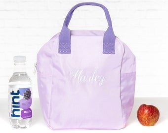 Personalized Kids Lunch Box, Monogrammed Insulated Lunch Bag