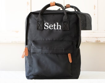 Monogramm Baby Rucksack, Kleinkind Vorschule Büchertasche