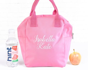 Personalized Lunch Box for Kids, Custom Lunch Box, Insulated Lunch Bag, Monogrammed Kids Lunch Bag, Cute Lunch Bag, Lunch Bag for Women