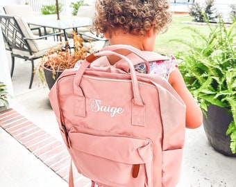 Personalized Baby Backpacks | Monogrammed Toddler Backpacks | Solid Kids Backpacks | Preschool Book Bags | Personalized Diaper Backpacks