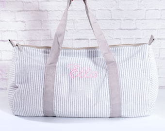 Personalized Duffle Bag for Baby, Baby Girl Gift, Monogram Duffle Bag for Kids, Custom Duffle Bag, Ballet Bag, Dance Bag, Baby Shower Gift