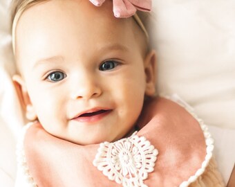 baby girl drool bibs