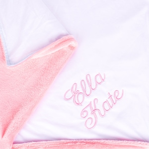 Minky Personalized Baby Blanket, Custom Baby Blanket, Monogram Baby Blanket, Minky Baby Blanket, Baby Girl Blanket, Baby Girl Gift