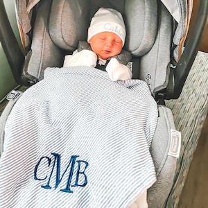 Monogrammed baby blankets etsy hotsell
