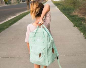 Monogramm Baby Rucksack, personalisierte Kleinkind Buch Tasche