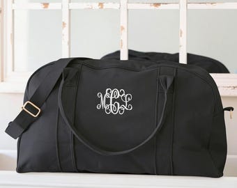 Personalized Weekender Bag, Monogram Duffle Bag, Personalized Baby Gift, Personalized Graduation Gift, Personalized Bridesmaids Gifts