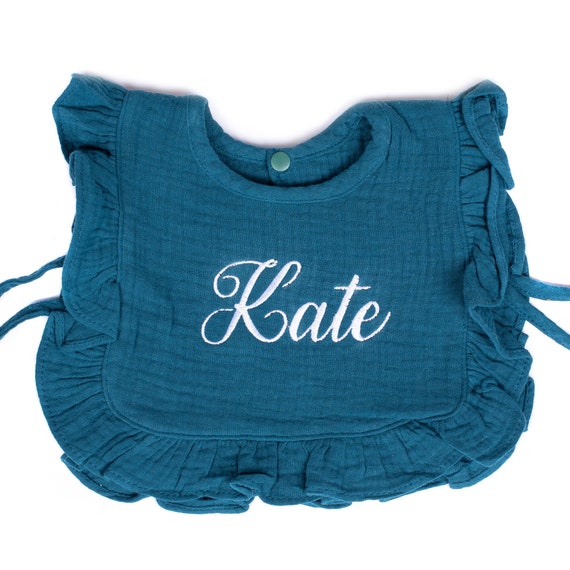 Monogrammed baby bibs deals