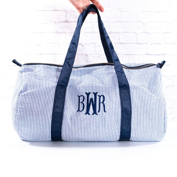 Off-White Blue Nylon Baby Duffle Bag Off-White