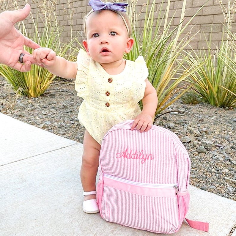Personalized Baby Backpacks Monogrammed Toddler Backpacks Etsy
