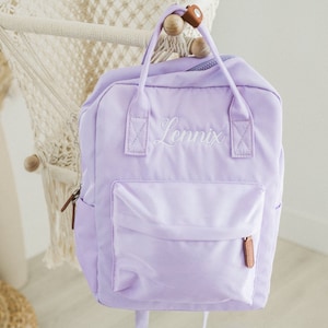 Sacs à dos personnalisés pour bébé, sacs à dos à monogramme pour tout-petits, sacs à dos violets pour enfants, cartables préscolaires, sacs à dos à couches personnalisés