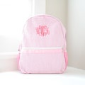 Personalized Kids Backpack, Monogrammed Backpack, Seersucker Diaper Bag, Personalized Gifts for Kids, Girls School Bag, Girls Book Bag