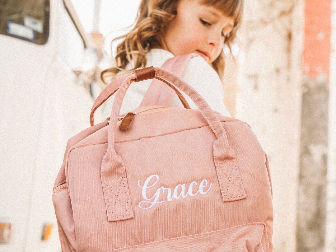 Personalized Baby Backpacks Monogrammed Toddler Backpacks Solid Kids