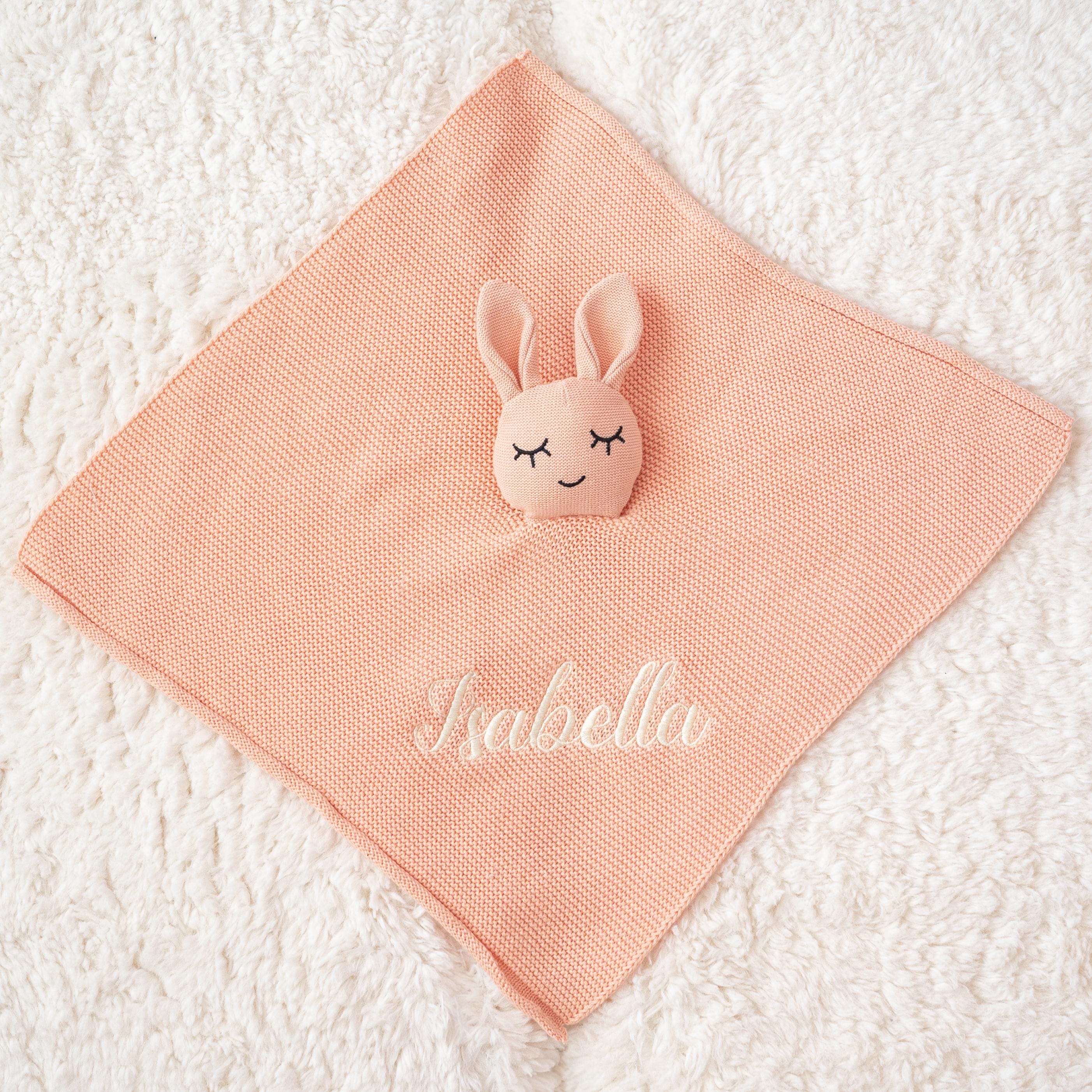 パーソナライズされたバニーラブリー、100%コットンベビーセキュリティ