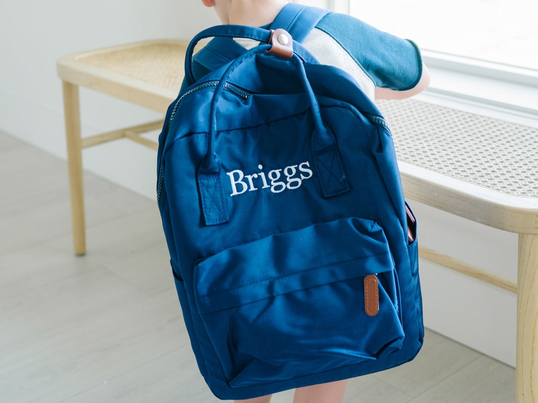 Personalized Baby Backpacks, Monogrammed Toddler Backpacks, Navy