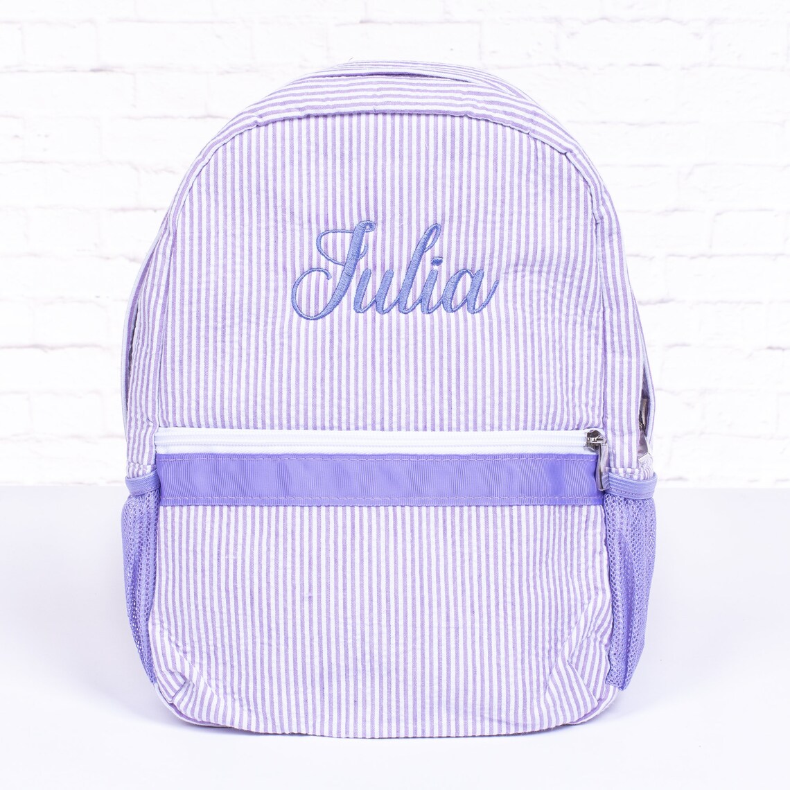 Personalized Baby Backpacks, Monogrammed Toddler Backpacks, Seersucker ...