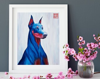 Kunstdruck von japanischen Kunstwerken und chinesischen Gemälden, "Loyalty" von Andrew Lee, Erstellen Sie Ihr eigenes Set von zwei Drucken oder 3 Stück Wandkunst