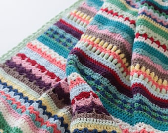 Spice of Life Blanket PDF Crochet Pattern