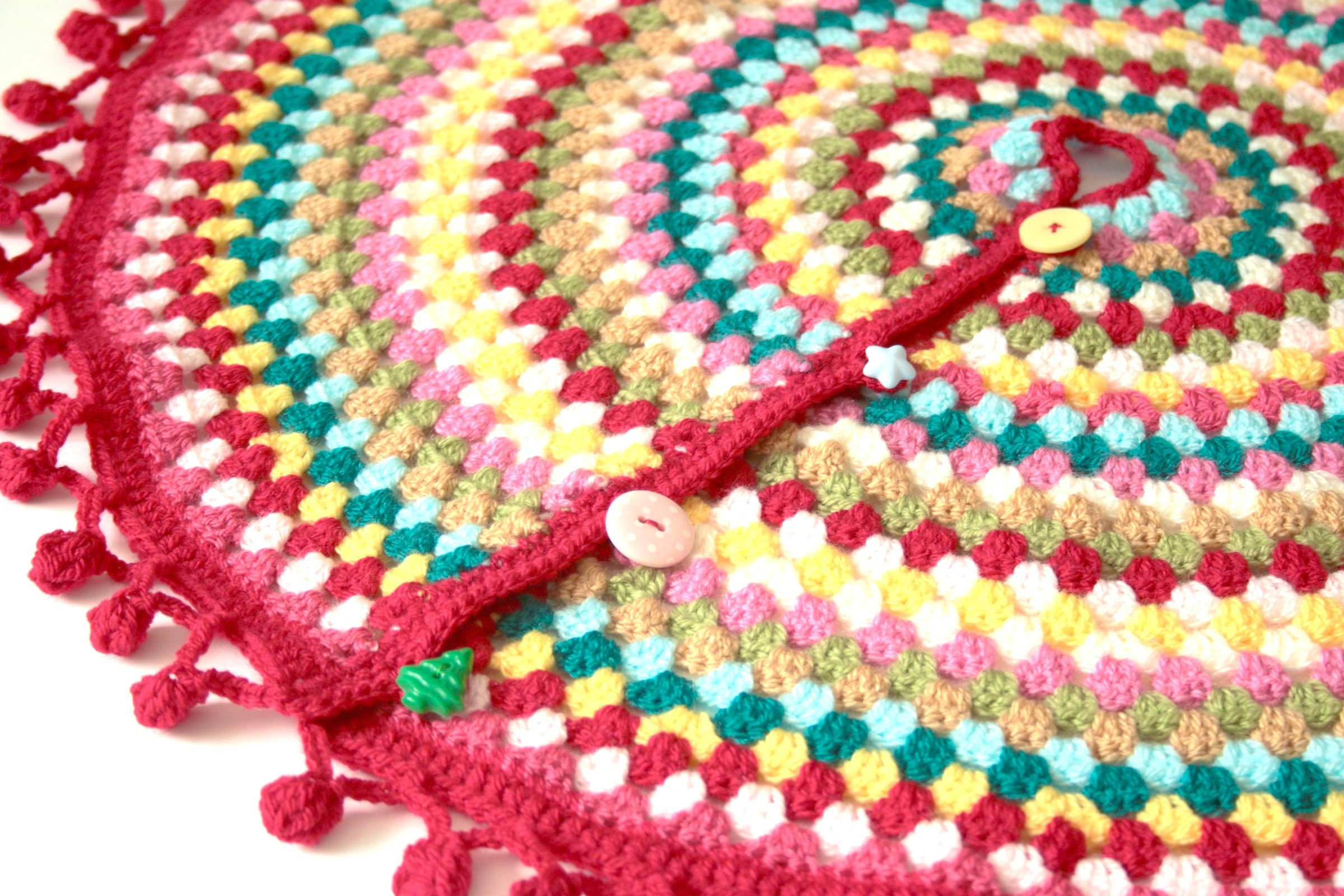 Granny's Christmas Tree Skirt PDF Crochet Pattern Etsy