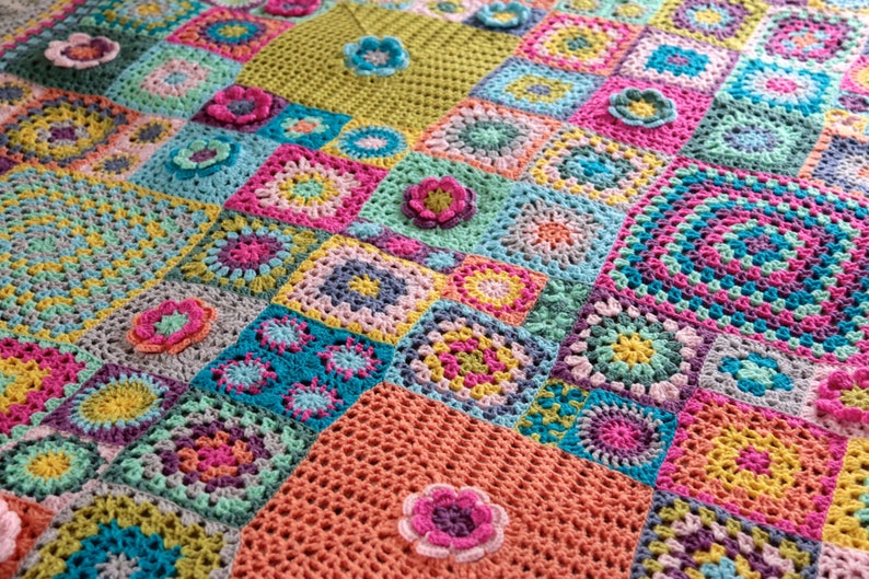 Vintage Sweethearts Blanket Crochet Pattern PDF image 3