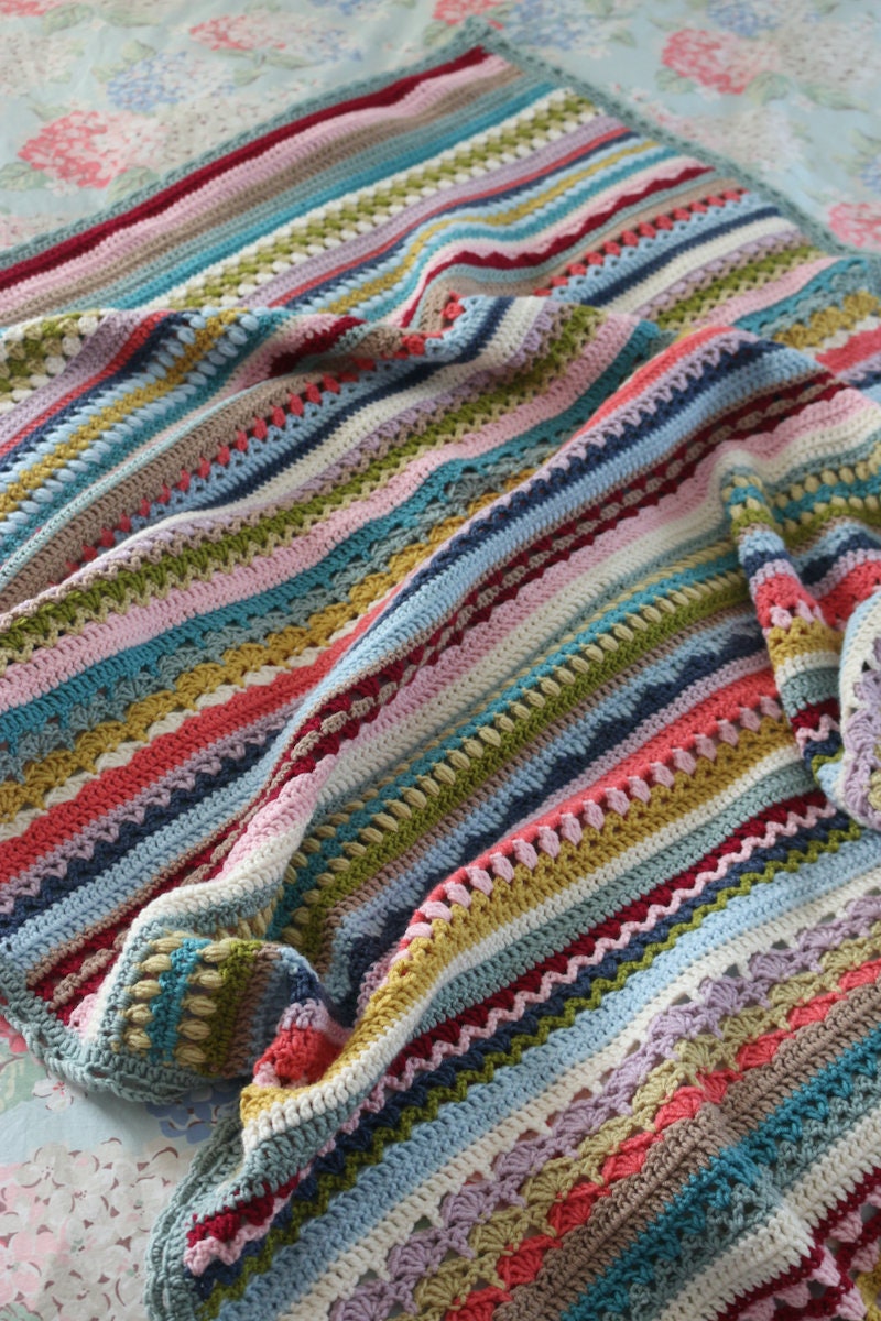 Spice of Life Blanket PDF Crochet Pattern Etsy