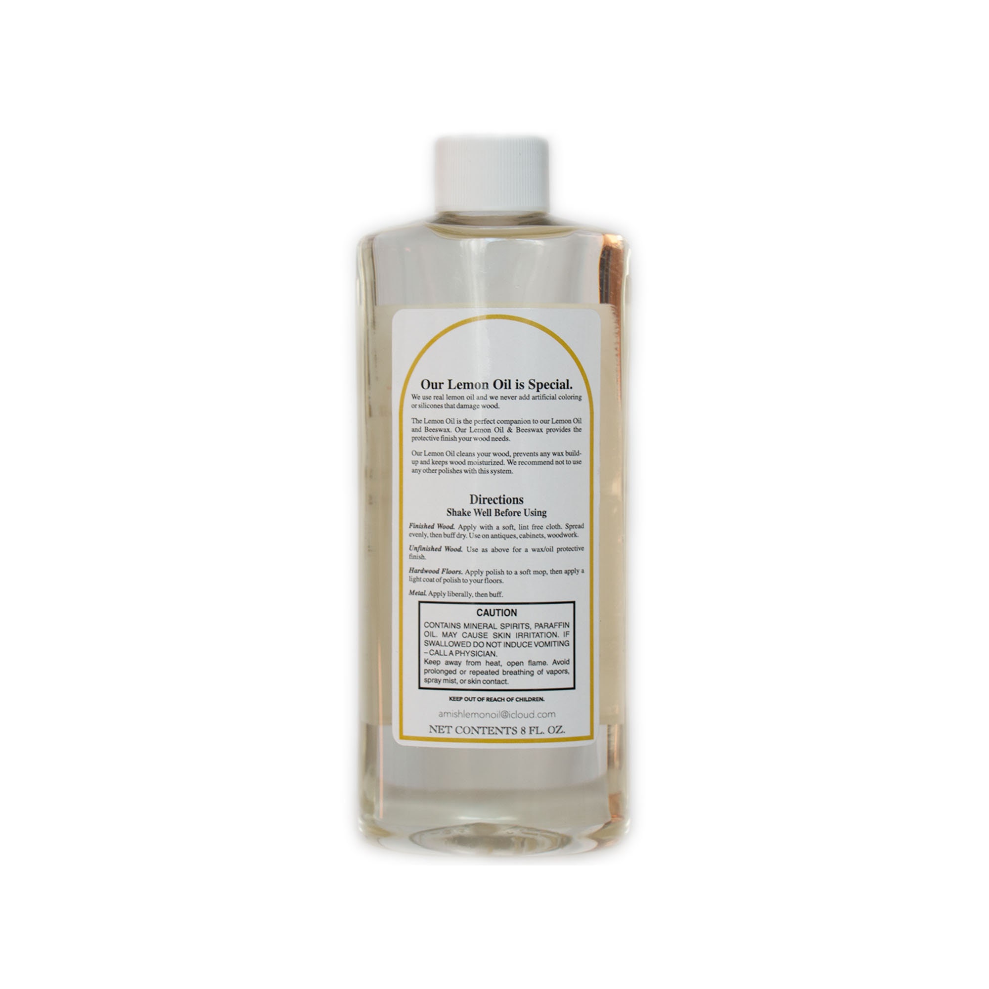 8 Oz. Lemon Oil Wood Furniture Polish // Adds Luster and Shine to